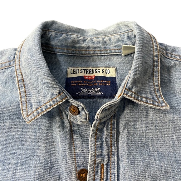 Vintage Levi's and Strauss Denim Button Down - Picture 4 of 11